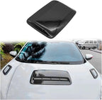 Car Universal Hood Vent Air Outlet Cover Compatible For Infiniti And Mazda Compatible For Tesla Hood Scoop Air Flow Intake Vent Cover(Bright Black)