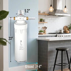 Whole House Water Filter System: 16GPM high Flow, fits Well Water/RVs/Cabins, -11°F Cold-Resistant. 3-Stage deep Filtration, 200K Water Hammer Resistance, Easy DIY Install