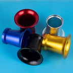 50mm Carburetor Air Filter Trumpet Velocity Stack Funnel CNC Alloy Parts Fit for PE VM 21mm,24mm,26mm,28mm,30mm, for Honda Yamaha Kawasaki ATV Dirt Bike Carb Intake Wind Horn Cup. (blue)