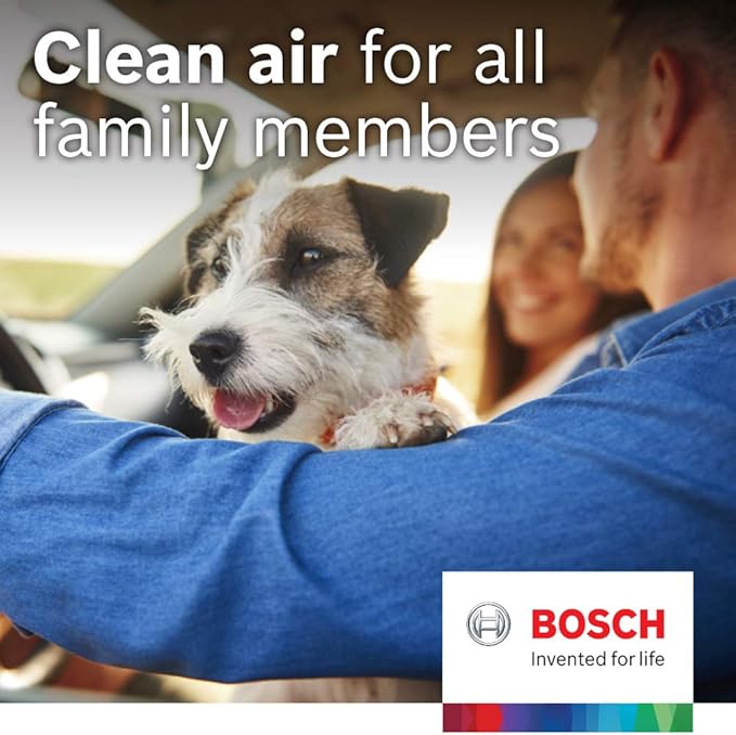 BOSCH 6027C HEPA Cabin Air Filter - Compatible with Select Chrysler Pacifica, Town & Country, Voyager, Dodge Caravan, Grand Caravan