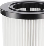 DCV581H DCV580H Vacuum Filter for DEWALT 20V MAX Shop Vac Cleaner Cordless and Corded Portable 2 Gallon Wet Dry Vacuum, Washable and Reusable Hepa Replacement Filter, 1 Pack