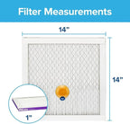 Filtrete 14x14x1 AC Furnace SMART Air Filter, MERV 12, MPR 1500, Track Filter Life With Bluetooth Enabled Sensor, CERTIFIED asthma & allergy friendly, 2-Pack (Actual Size 13.84x13.84x1.1 in)