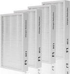 4 Pack F1 Replacement Filter, F1 H11 True HEPA Filter Replacement Compatible with 3M C01 T02 Room Air Purifier for FAP-C01-F1, FAP-T02-F1, FAP-C01BA-G1, FAP-T02WA-G1