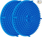 2PCS Car Wash Bucket Grit Trap Insert, 10.2" Vehicle Detailing Washing Filters for Dirt & Debris Trapping, Auto Collecting Sediment Cleaning Tool, Universal for SUV Sedan Truck (Blue)
