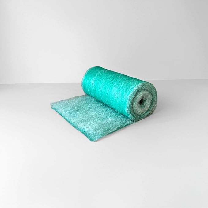 Fiberglass Paint Booth Filter Roll for Spray Booth 15-Gram Green 300ft (25" x 300ft)