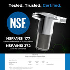 Aquamonster ACF Shower Filter | NSF Certified Chlorine Removal | 21,000 Gallon Long Life | Skin & Hair Moisture Care | Easy Install | Korean Technology | by Coolang