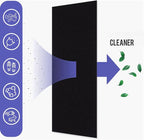 Carbon Filter 4 x 12 Inch 24 Pcs Activated Charcoal Air Vent Floor Heater Pre-Filter Sheet Work in Home Air Purifier, Register, Ceiling 4" x 12" 24-Pack (Carbon Black) Hoctsom
