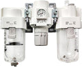 Air Combination Air Filter + Regulator + Lubricator AC AC-B AC20 AC20-01/02-B 01G 02G 01E 02E 01D 02D 01C 02C 01CG 02CG DE(AC20-02D-B)