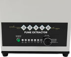 100W Fume Extractor Smoke Purifier,3-Stage HEPA Activated Carbon Filters, Low-Noise,225m³/h Air Flow, Tabletop Adsorption Filtration for Soldering,Smoke, Dust, Particles, Rosin, Hair