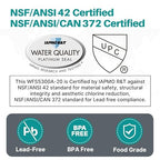ICEPURE WFS5300A-20 5 Years or 40K Gallons Under Sink Water Filtration System, Ultra High Capacity NSF/ANSI CAN372 & 42 Certified, Direct Connect Drinking Faucet, Removes Chlorine, Odor, Heavy Metals
