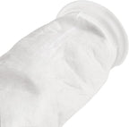 Filter Bag PP Non-Woven for Treatment, 25µm 50µm 100µm 150µm, Reusable Thermal Fixed Wool Monofilament Fabric, White Ø 105 mm x 380 mm(150µm-1pc)