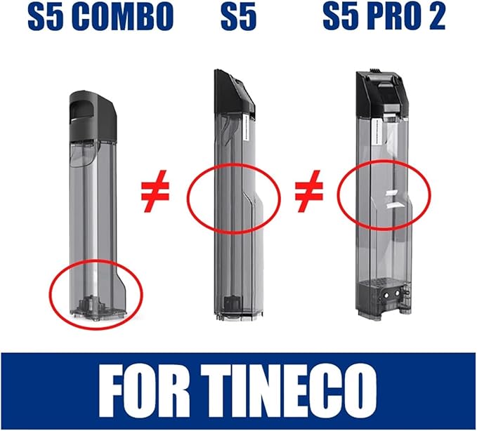 Clean/Dirt Water Tank Replacement,Compatible For Tineco,FLOOR ONE S5 / S5 PRO 2 Smart Wet/Dry Vacuum Cleaners Accessories Parts Large Capacity(S5CWT1)