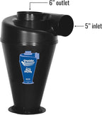 Oneida Air Systems Cyclone Attachment for Single Stage 0.5-3HP Dust Collector, 4/5 DIY - Portable Attachments and Accessories for Home and Woodworking Space Cleaning