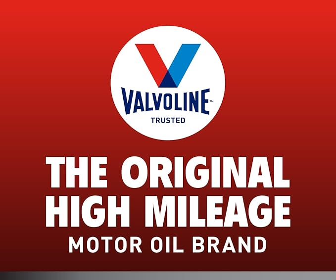 Valvoline Full Synthetic High Mileage with MaxLife Technology SAE 5W-20 Motor Oil 1 QT, Case of 6 (Pack of 2)