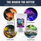 Activated Carbon Pellets for Aquarium Filter Media Activated Charcoal Bulk Fish Tank Charcoal Pellets Carbon Aquarium Filter for Fish Tanks, Freshwater,Saltwater (1.1lb with Mesh Bag)