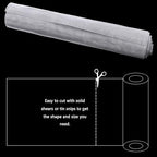 Generic 304 Stainless Steel Screen - 20 Mesh - 1.1Mm Hole Drain Cover Mesh - Durable Metal Filter Roof Vent/Kitchen/Garden Cover Net,Silver,1.2x7m(45x275inch)