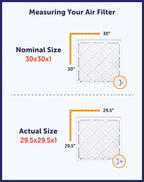 Filter King 19x26.5x1 Air Filter | 4-PACK | MERV 8 HVAC Pleated A/C Furnace Filters | MADE IN USA | Actual Size: 19 x 26.5 x .75"
