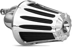 Big Sucker cone Air filter intake for harley air Cleaner Sportster Softail fatboy heritage dyna touring street road king Glide (Deep style -Chromed, Type C : Touring 08-16, Softail 16-17)