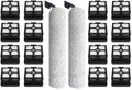 Scrubber Wiper Filter Soft Brush Wet and Dry Vacuum Cleaner Spare Part，Compatible for Dreame， M13 / H13 Accessories(Set C)