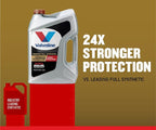 Valvoline Extended Protection High Mileage with Ultra MaxLife Technology 5W-30 Full Synthetic Motor Oil 5 QT (Pack of 2)