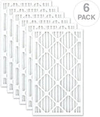 AIRx HEALTH 14x24x1 MERV 13 Pleated Air Filter - Made in the USA - Box of 6
