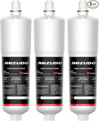 AP431 Replacement Cartridge for Aqua-Pure AP430SS, MIZUDO Whole House Scale Inhibition System, Water Heater Softener System, Prevent Scale Build Up On Hot Water Heaters, 3 Pack