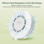 Nail Dust Collector,Compact & Quiet Manicure Vacuum with 2 Filters & Dust Brush for Acrylic Nail Filing,Polishing & Nail Dust Removal,Ideal for Home Salon & Mobile Nail Techs