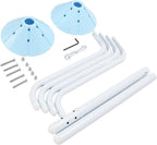 Pool Filter Cleaner Stand, Stainless Steel Rotating Pool Filter Cleaner Tool for Cartridges, with for Swimming Pool Filtration System