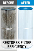 Ultimate Spa Filter Cleaner Fast-Acting Spray. Instant clean for Hot Tub & Pool Filters leaving behind no sticky residue. Prolongs filter life and pool equipment. No soaking. (1-Gallon)
