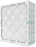 Mann+Hummel 20x22x1 MERV 8 Pleated HVAC AC Furnace Air Filters. 4 Pack. (Exact Size: 19.5 x 21.75 x 0.75 Inches)