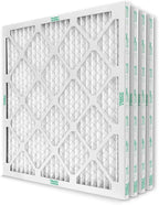 Mann+Hummel 18x20x1 MERV 8 Pleated HVAC AC Furnace Air Filters. 4 Pack. (Exact Size: 17.5 x 19.5 x 0.75 Inches)