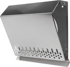 Vent Systems 6" Inch Air Supply Vent Cover with Rubber Gasket - Stainless Steel - Robust Weatherproof Outdoor Air Intake Box - Duct or Surface Mounting - Rain and Snow Protection