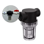 Commercial Inline Pipeline Filter 1/2"-1" - 304 Stainless Mesh Screen for Industrial Pumps & Greenhouse Systems(1'')