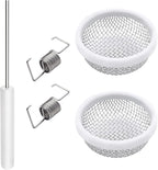 SVNR Stainless Steel Mesh Bug Screen for RV/Campers/Trailers - Furnace Vent Cover Screens - Included Installation Tool (2 Pack)