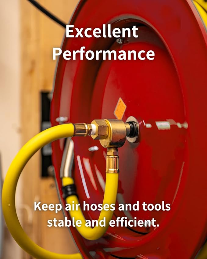 3/8 Inch Hose Barb to 1/4 Inch NPT Male Thread Brass Air Hose Barb Fittings, Brass Barbed Air Hose Repair Connector, (10 Piece)