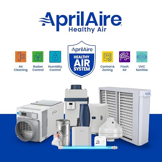 AprilAire 410 Replacement Filter for AprilAire Whole House Air Purifiers - MERV 11, Clean Air & Dust, 16x25x4 Air Filter (Pack of 2)