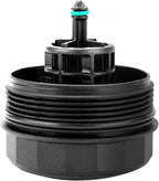 LINGYAO 11427525334 Oil Filter Cap Housing Cover for BMW 328i 325i 330i 335i 528i 535i X1 X3 X5 X6 - Engine Oil Filter Housing Replacement Cap, OEM Fit, Durable Plastic