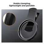 K&F CONCEPT 67mm Clip-on Black Diffusion 1/8 Phone Camera Lens Filter Kit, Mist Cinematic Effect Filter Compatible with iPhone 16 15 14 13 12 11, for Video/Vlog/Portrait Photography