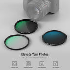 NEEWER 72mm UV/CPL/ND Lens Filter Kit with Hard Shell Storage Case, Multicoated Optical Glass & Aluminum Alloy Frame, UV + Circular Polarizer (CPL) + Neutral Density (ND4) Filter for 72mm Camera Lens