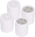 HarJue 15 Stage Shower Filter Replacement Cartridge, Universal High Output Shower Filter for Hard Water Remove Chlorine and Harmful Substances, Body Caring, 4 Pack