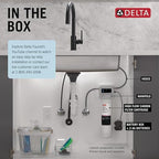 Delta Clarifi High Flow Under Sink Water Filter System, Water Filter for Kitchen and Bathroom Sink Faucet, DWQ3501510