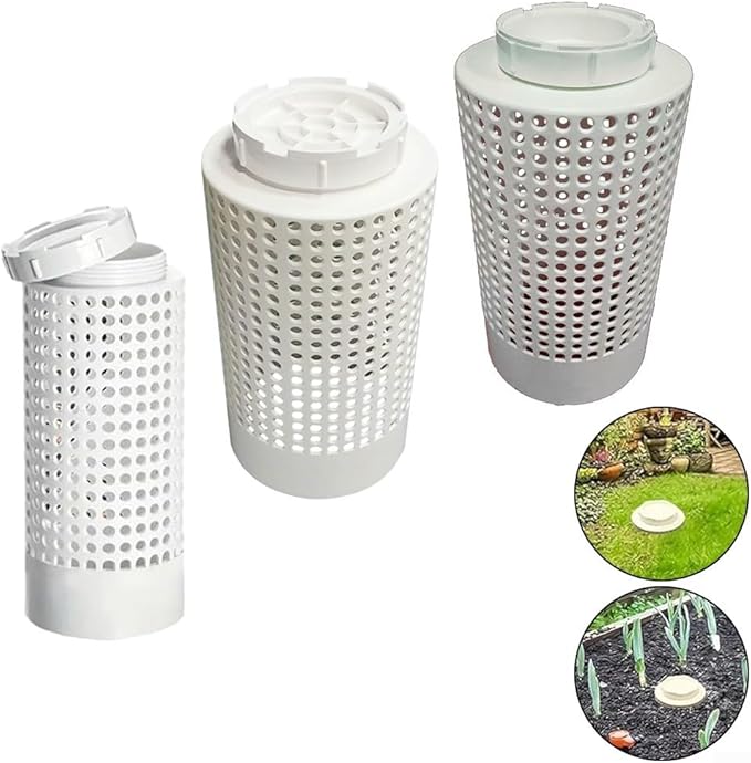 Underground Compost Bin - Efficient Farm Drainage Filter Garden Fish Pond - Sustainable Kitchen Waste Composting (200mm)(200mm)