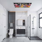 Fluorescent Light Covers for Ceiling Lights Hello Spring Magnetic Light Filters 4 Pack 4x2 ft Butterfly Colorful Spring Floral Ceiling Lights Cover for Classroom Office School Home Drop Lamp Decor