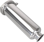 DERNORD 2 Inch Tri-Clamp Filter - SS304 Sanitary Fittings Inline Straight Strainer with 60 Mesh Stainless Screen