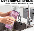 Survimate 5-Stage 0.01μm Ultra-Filtration Filtered Water Bottle, BPA-Free Material, NSF/ANSI 42&372 Certified, Portable Water Filter Bottle for Survival, Camping, Hiking, and Emergency Use