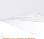 uxcell 4Pcs A4 Gel Light Lighting Filter Overlay Transparent Color Correction Plastic Vinyl PVC Sheets Photography Television Clear,0.3mm