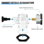 MEANLIN MEASURE 273564Z Manual Air Relief Valve Replacement for Pentair for Triton II, Triton C, TR100C and TR140C Pool Spa Sand Filters with 60Psi Steel Start and Clean Filter Pressure Gauge