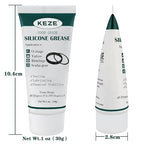 KEZE Waterproof Food Grade Silicone Lubricant Plumbers Grease for Valve Sealant Faucet Pool Lube O Rings Filter 1 oz 1-Pack