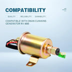 149-2311 Fuel Pump 149-2457 Fuel Filter and 1403280 Air Filter Tune Up Kit Compatible with Onan Cummins Generator RV 4000 4KW Microlite MicroQuiet Generators