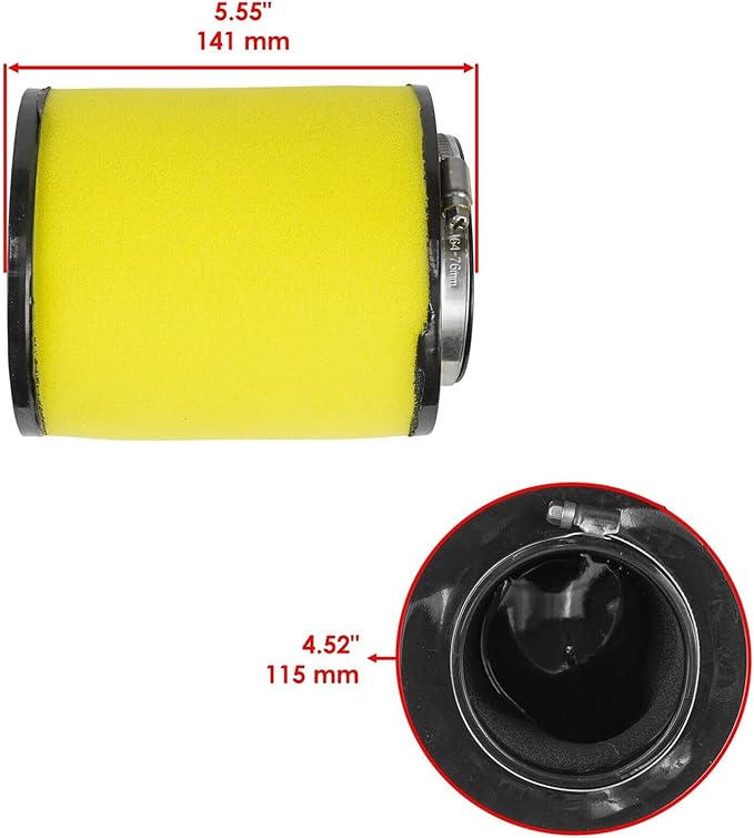 Replacement Air Filter Element Cleaner for Honda Rancher 420 TRX420FA 4x4 AT 2007-2013 QTY 2